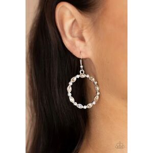Crystal Circlets Brown Earrings (252)